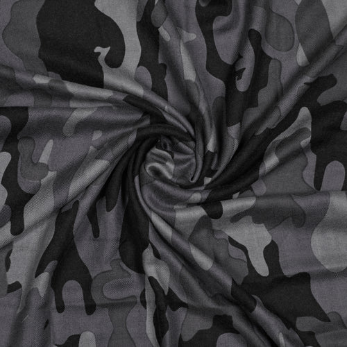 Military Grey/Black Scarf