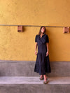 Maxi Voile Skirt Navy
