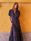 Maxi Voile Skirt Navy