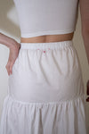 White Maxi Voile Skirt