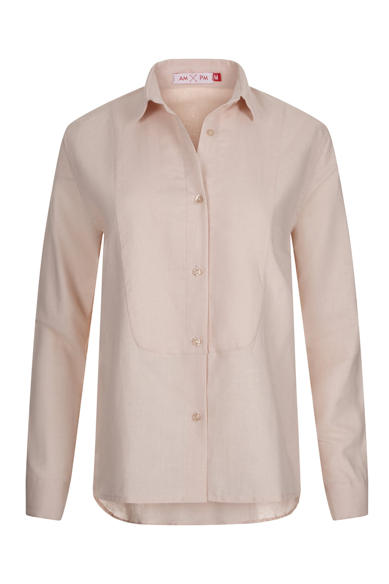 Dusty Pink Linen Shirt