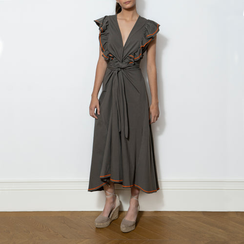 EMA's Cotton Dress | Mocha