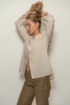 Dusty Pink Linen Shirt