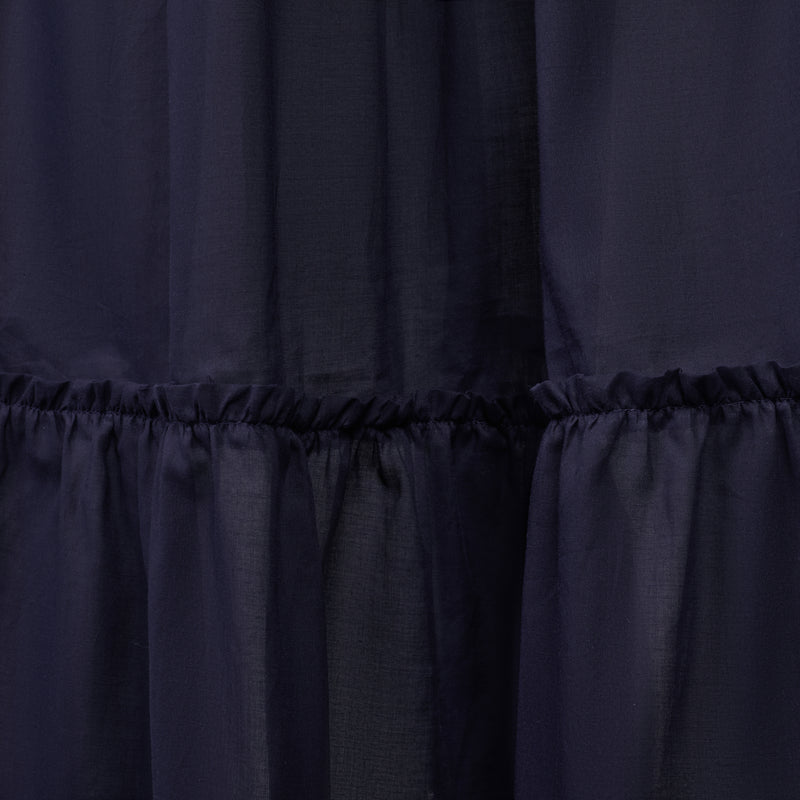 Maxi Voile Skirt Navy