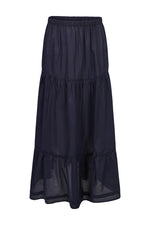 Maxi Voile Skirt Navy