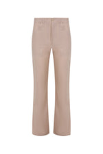 Teresa Linen Matching Shirt & Pant Set | Beige