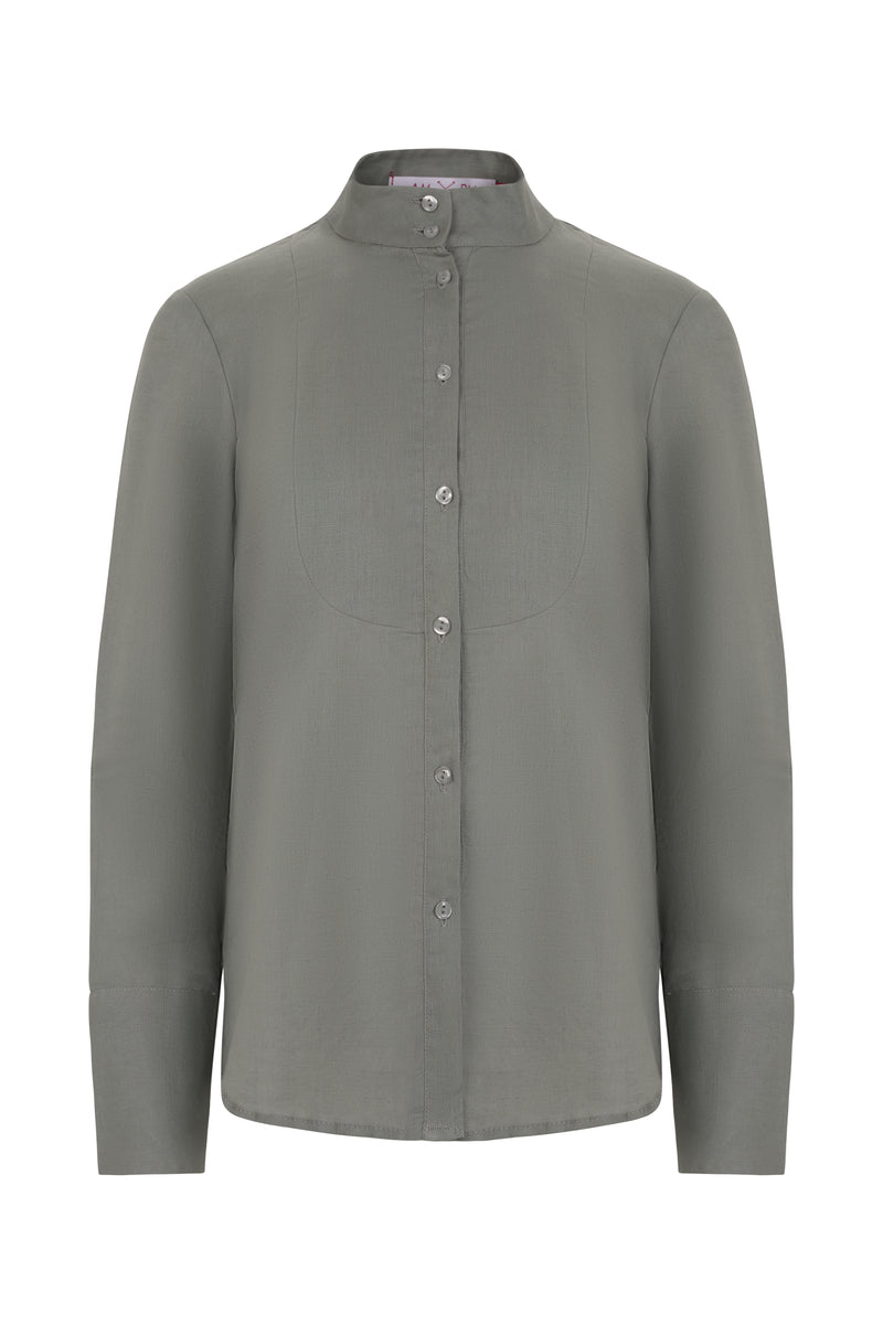 Teresa Linen Matching Shirt & Pant Set | Summer Green