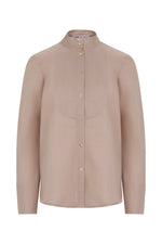 Teresa Linen Matching Shirt & Pant Set | Beige