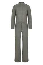 Teresa Linen Matching Shirt & Pant Set | Summer Green