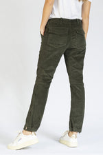 Ema's Corduroy Military Green